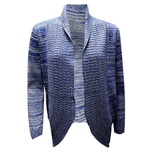 Gradient Knit Long Sleeve Cardigan Sweater - Picture 5 of 9